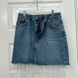 Topshop Denim Skirt Size 6